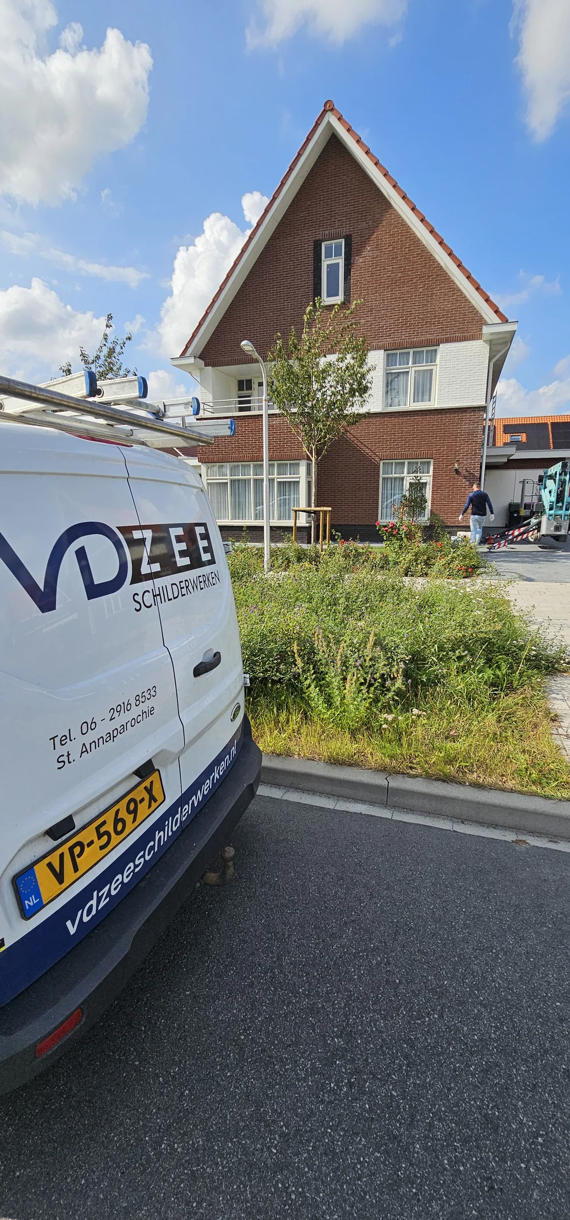 Schilderwerk aan woning